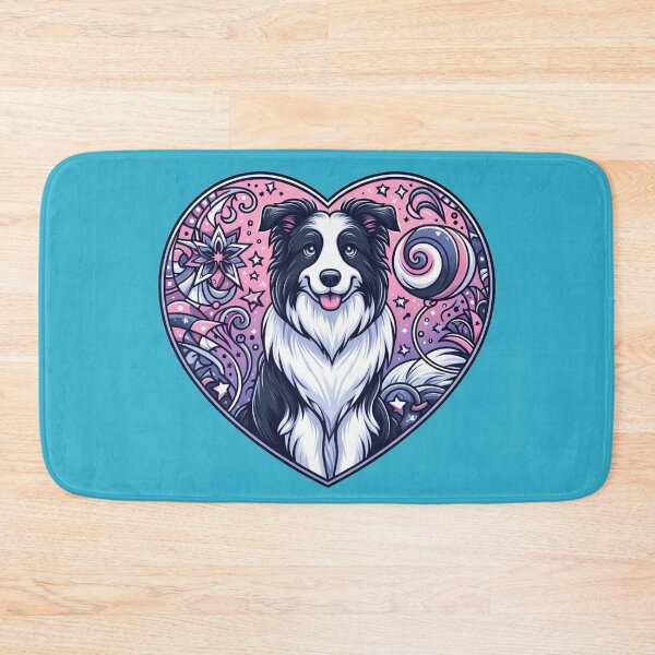Item preview, Border Collie Black And White Dog smiley Dog Valentine's Balloon designed and sold by CoffeeIsATrip.