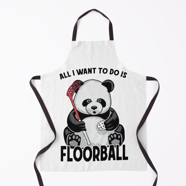 Item preview, Panda Floorball All I Want To Do Is Cute Funny Bear Player designed and sold by GrandeDuc.