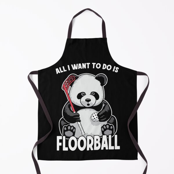 Item preview, Panda Floorball All I Want To Do Is Cute Funny Bear Player designed and sold by GrandeDuc.