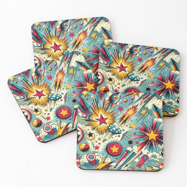 Item preview, Galactic Comic Fusion - Retro Space Adventure Design designed and sold by M-ormin.