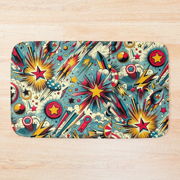 Item preview, Galactic Comic Fusion - Retro Space Adventure Design designed and sold by M-ormin.