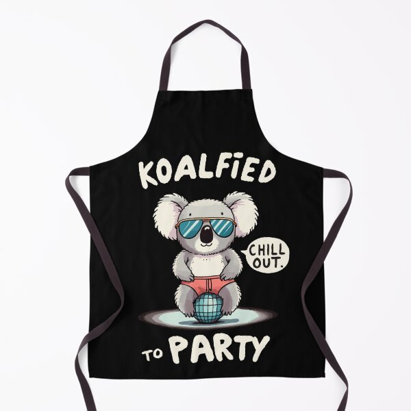 Item preview, Koalified to Party Koala designed and sold by DoodleDashShop.
