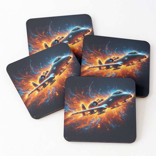 Item preview, A-10 Warthog/Thunderbird blue flame theme designed and sold by BeztProductz.