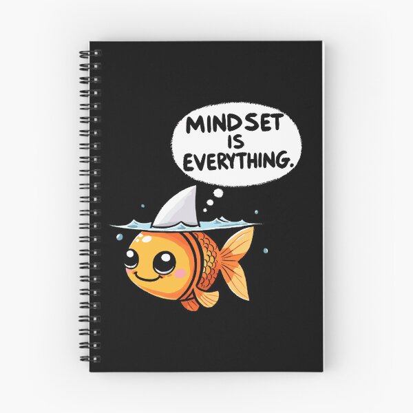 Item preview, Mindset is everything Shark Fish designed and sold by DoodleDashShop.