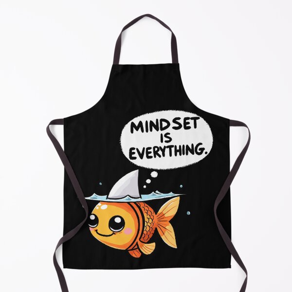 Item preview, Mindset is everything Shark Fish designed and sold by DoodleDashShop.