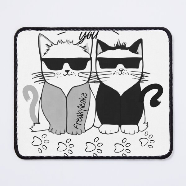Item preview, TWO CATS WITH SUNGLASSES designed and sold by inarausch2023.