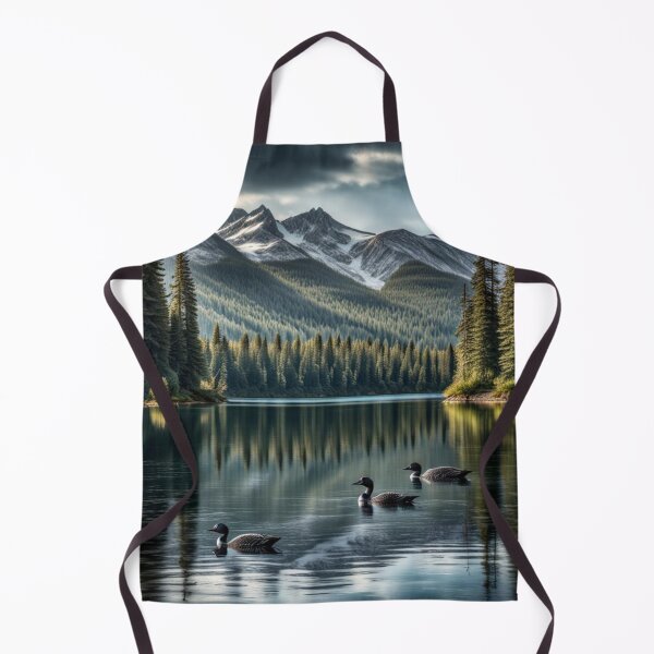 Item preview, Loons On A Mountain Lake #1 designed and sold by Dryden Stewart Enterprises.