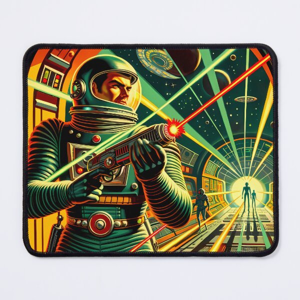 Item preview, Retro Sci Fi Book Cover Art designed and sold by LivingArtClips.