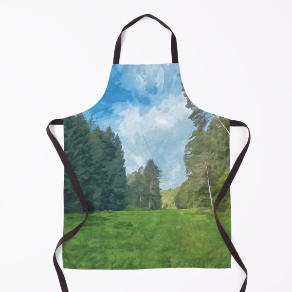 Item preview, View of a clearing in the forest in watercolor designed and sold by Intermundium.