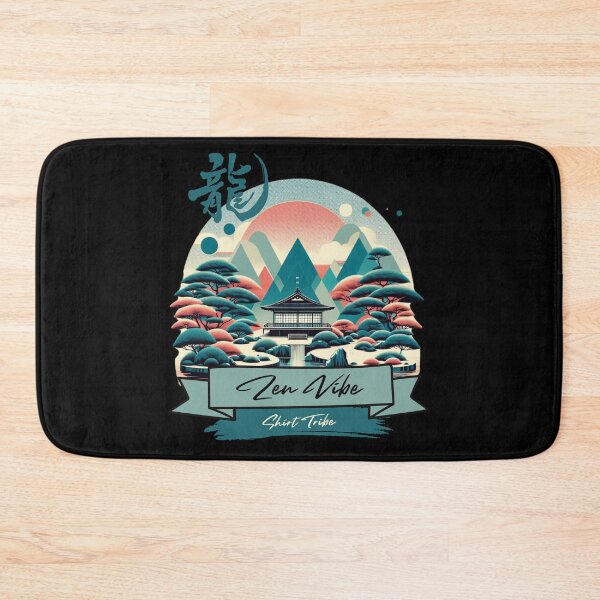 Item preview, The Japanese House - Tranquil Zen Garden Waterfall Shirt with Ukiyo-e Vibes designed and sold by zax454.