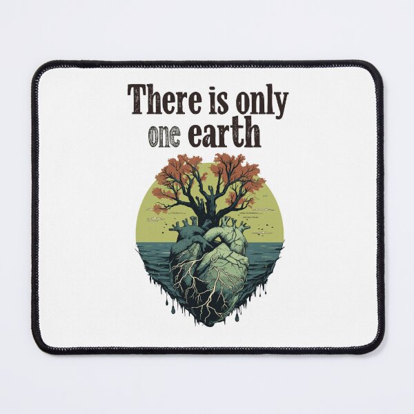 Item preview, There Is Only One Earth heart-rooted tree designed and sold by Inspilab-Arts.