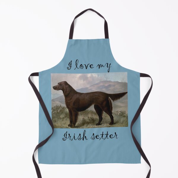 Item preview, I love my Irish Setter Vintage Watercolor from Vero Shaw (1881) Illustrated Book of the Dog - black text designed and sold by ElegantTeaTime.