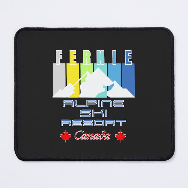 Item preview, Fernie Alpine Resort, Canada. Brighter text. Gift Ideas For The Ski Enthusiast. designed and sold by LindaLG.