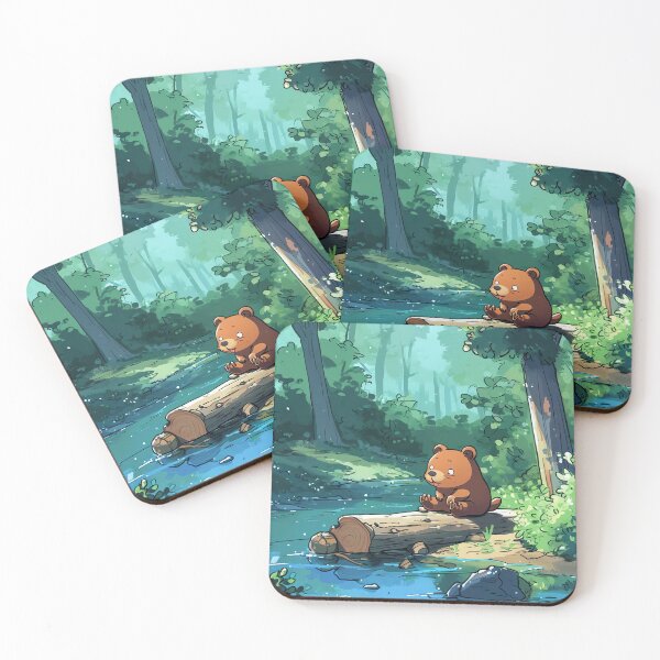 Item preview, Playful Beaver Creek designed and sold by cute-animals99.