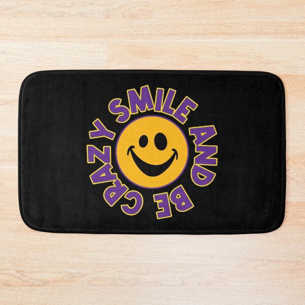 Item preview, Smile And Be Crazy - Fun Smile Quote - Colorful Text - Funny Smile Face designed and sold by WIZECROW.