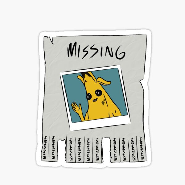 Item preview, Missing Banana Man designed and sold by cornflakebep.