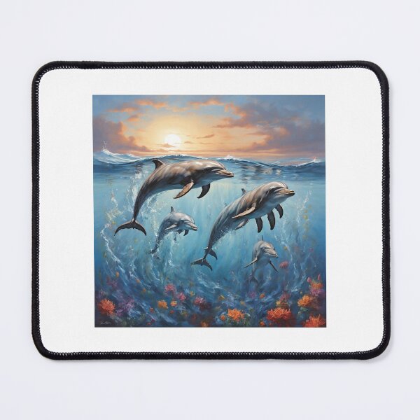 Item preview, dolphins in ocean designed and sold by VASH1031.