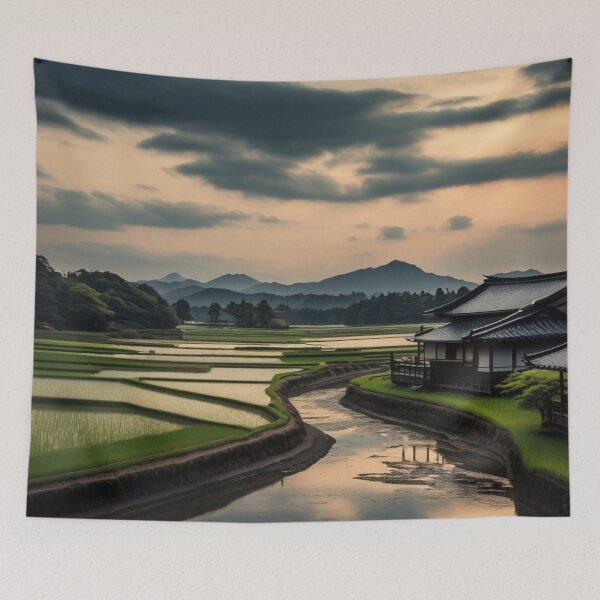 Item preview, Sunset Homestead | Edo Rice Fields designed and sold by Rothnaric.