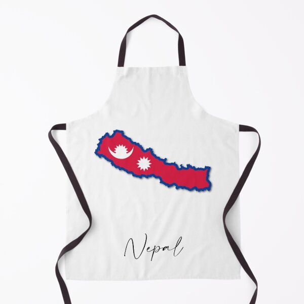 Item preview, Nepal Country Map and Flag Kathmandu Asia Himalayas designed and sold by dk-design85.