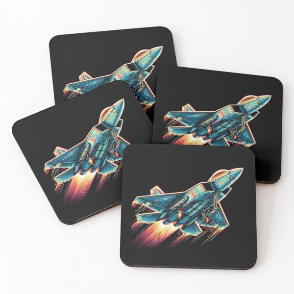 Item preview, F-22 jet cartoon designed and sold by BeztProductz.