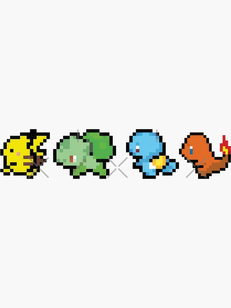 Pokemon stickers, starters and small legendaries! by Shaakku on