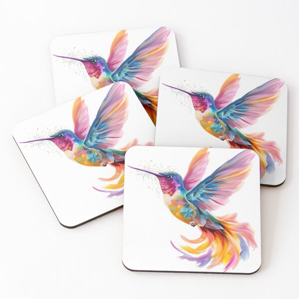 Item preview, Vibrant Hummingbird & Blossom Graphic Tee - Nature Lover Casual Top designed and sold by Onlineeye.