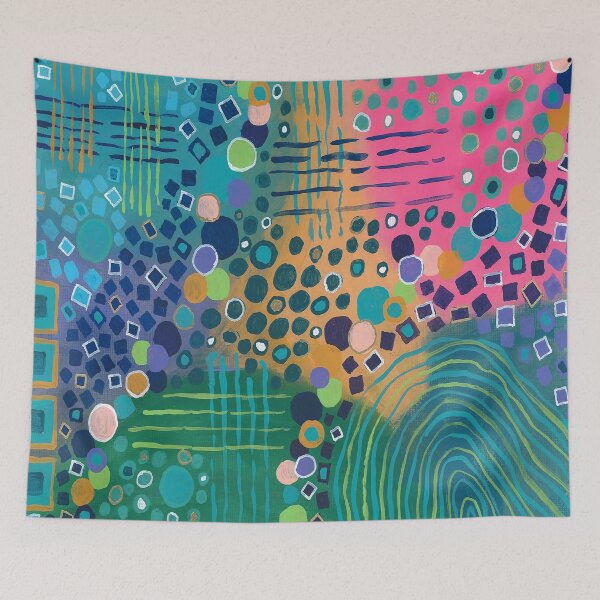 Item preview, Bright Abstract with Waves designed and sold by ewartick1.