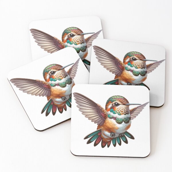 Item preview, Rufous Hummingbird in Flight designed and sold by digital-savant.