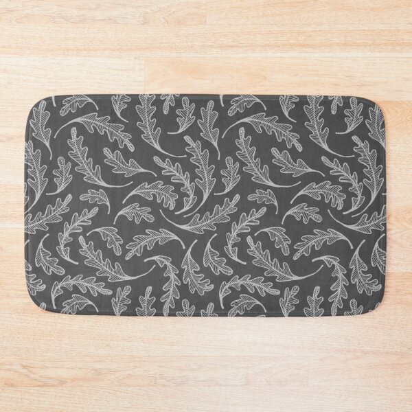 Item preview, Leafy Wavy Pattern │ Natural Romantic │ Quartz and Silver Grey │ Pencil Line Art designed and sold by KooKooRuz.