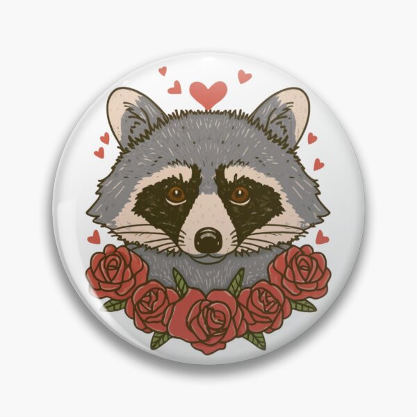 Item preview, Mapache de San Valentín designed and sold by PulseGraph.