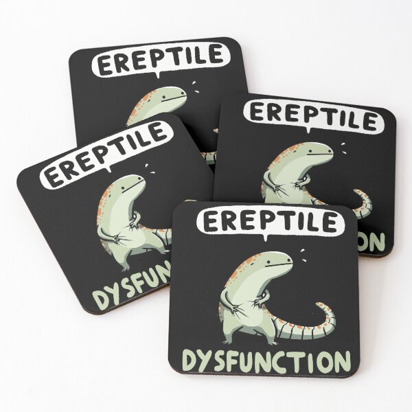 Item preview, Ereptile Dysfunction Reptile designed and sold by DoodleDashShop.