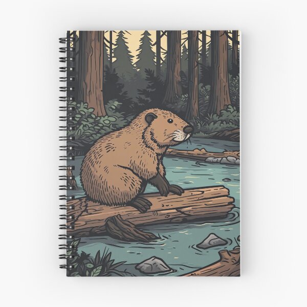 Item preview, Playful Beaver Haven designed and sold by cute-animals99.
