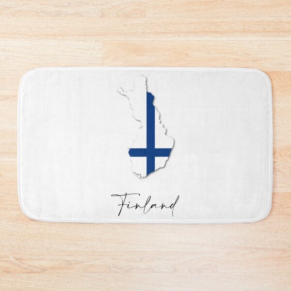 Item preview, Finland Country Map and Flag Helsinki Europe designed and sold by dk-design85.