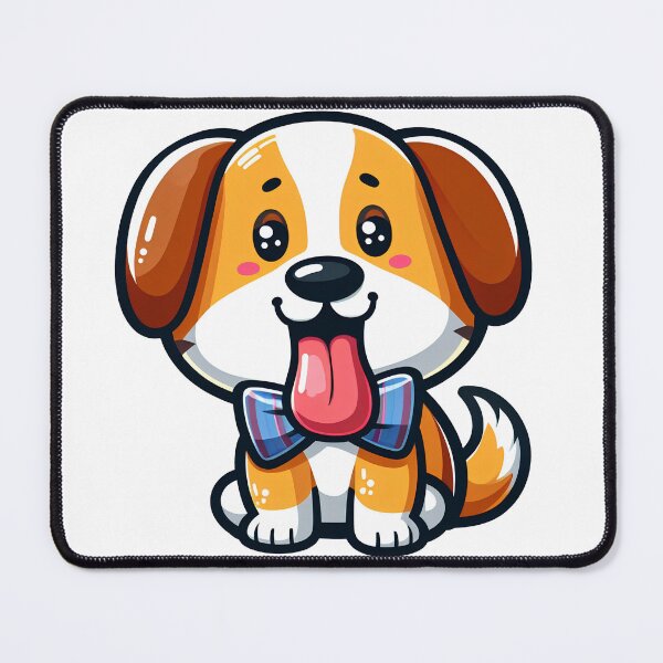 Item preview, cute little dog designed and sold by Magic  Stickers.