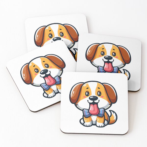 Item preview, cute little dog designed and sold by Magic  Stickers.