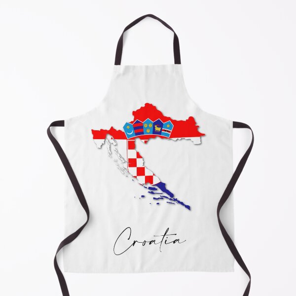 Item preview, Croatia Country Map and Flag Dubrovnik Zagreb Europe designed and sold by dk-design85.