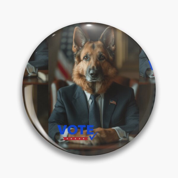 Item preview, Funny politician German Shepard, Cast Your Vote, elections 2024 designed and sold by Inimloovus.