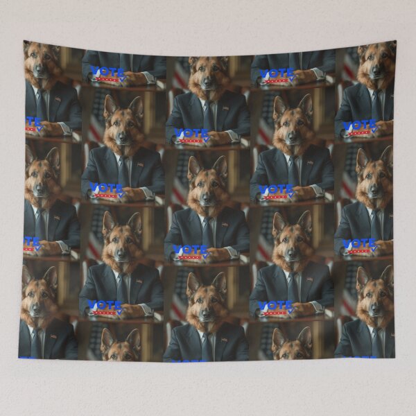 Item preview, Funny politician German Shepard, Cast Your Vote, elections 2024 designed and sold by Inimloovus.