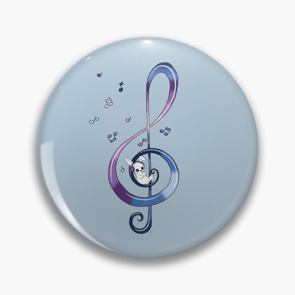 Item preview, Musicnote with cute bunny designed and sold by Pezi-Creation.