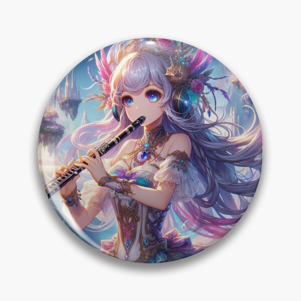 Item preview, Anime girl playing clarinet #3 designed and sold by Clarinetu.