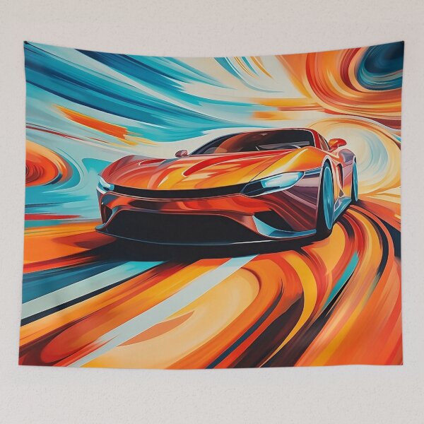 Item preview, Sports Car - Color Scene - Digital Art designed and sold by SnoopyTF.