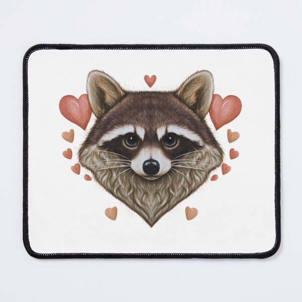 Item preview, Mapache de San Valentín designed and sold by PulseGraph.