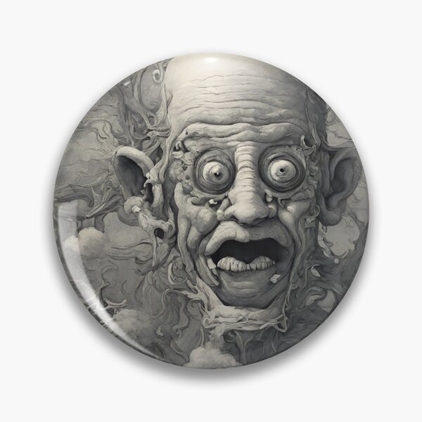 Item preview, Creepy Guy Abstract Art designed and sold by IsntThatNiche.
