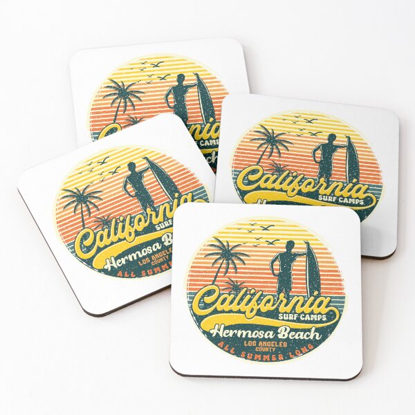 Item preview, California Surf Camps Hermosa Beach Los Angeles County designed and sold by eclecTEEq.