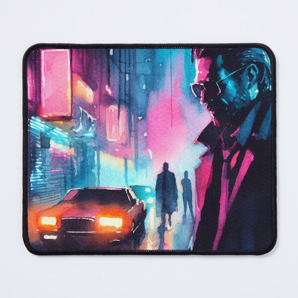 Item preview, Neo Noir Vintage Detective [Watercolor] designed and sold by RESToRAPTOR.