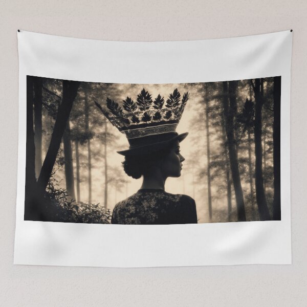 Item preview, Brazilian Queen in a Mysterious Forest designed and sold by OnlyClassicArt.
