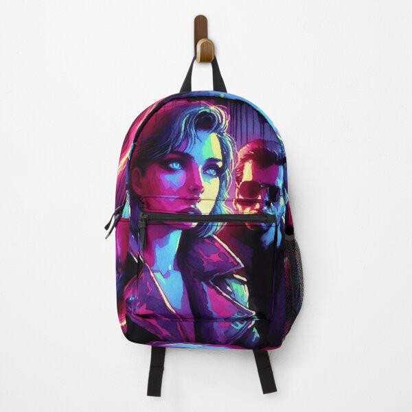 Item preview, Neon Noir 80s Detective Couple [Watercolor] designed and sold by RESToRAPTOR.