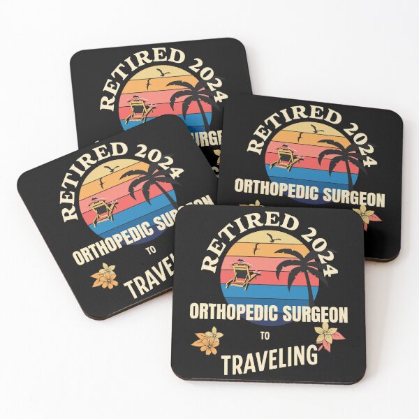 Item preview, Retired Orthopedic Surgeon 2024. Tropical Sunset Retirement Vibes Design designed and sold by johnharry3.