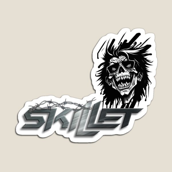 Item preview, Skillet Skull Shredder designed and sold by NickTaroDesign.