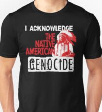 NATIVE AMERICAN GENOCIDE Slim Fit T-Shirt